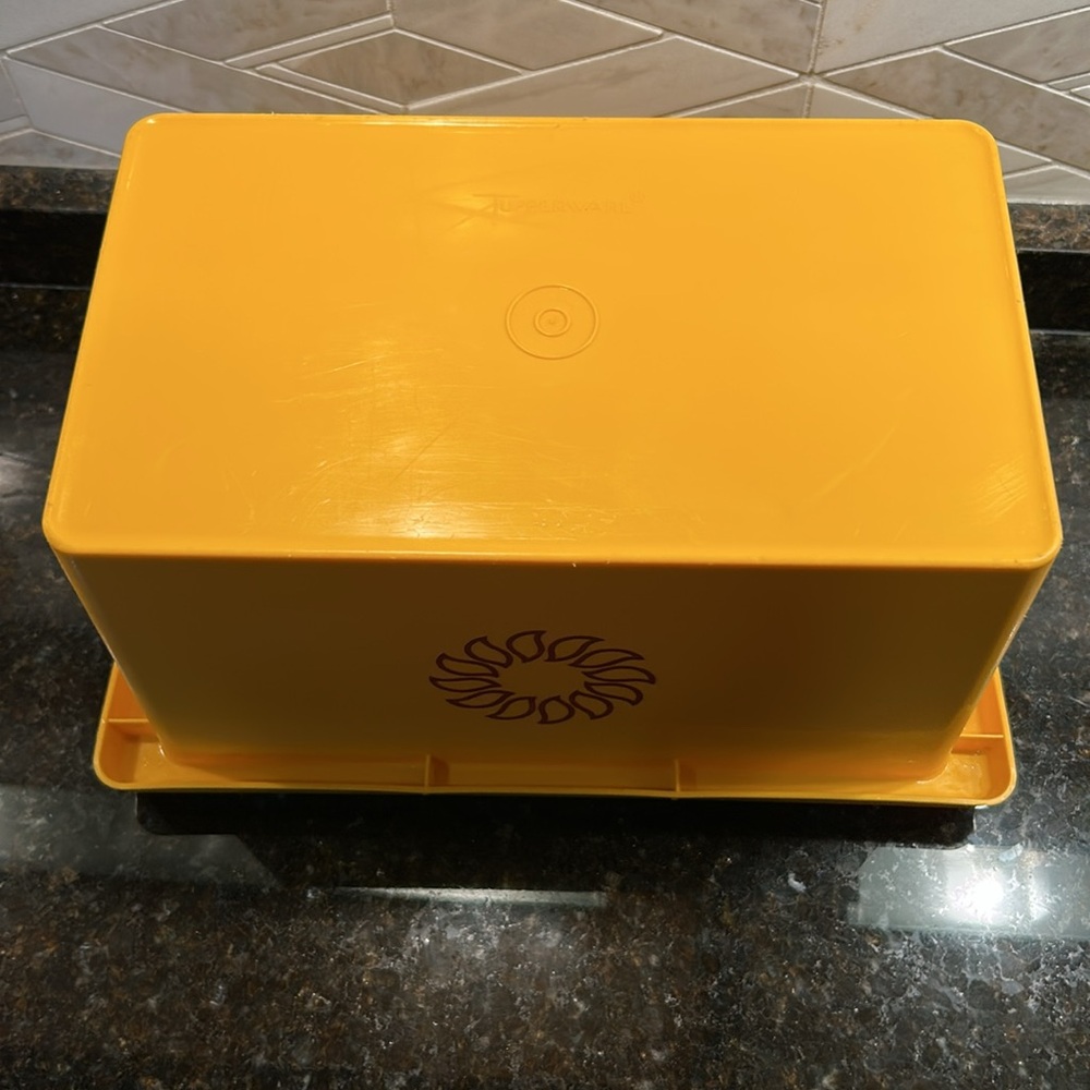 Vintage Tupperware Harvest Sun Container - Picture 6 of 7